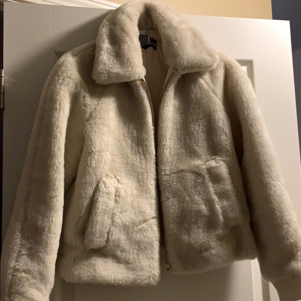 JCrew Faux Fur Jacket